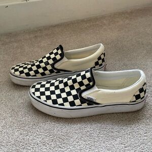 Vans Classic Slip-On Checkerboard Shoe W size 9